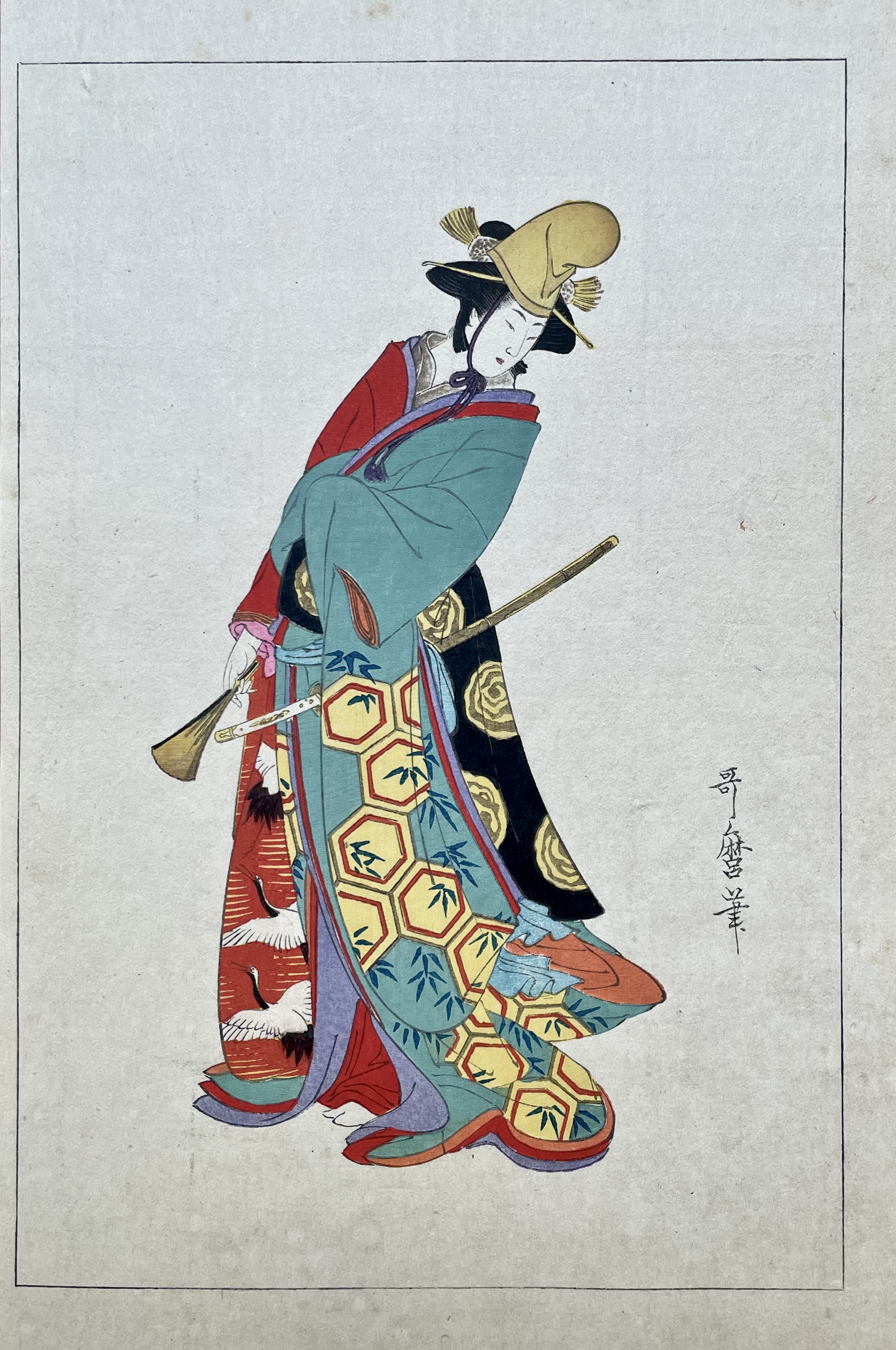 UTAMARO Kitagawa (d'après)