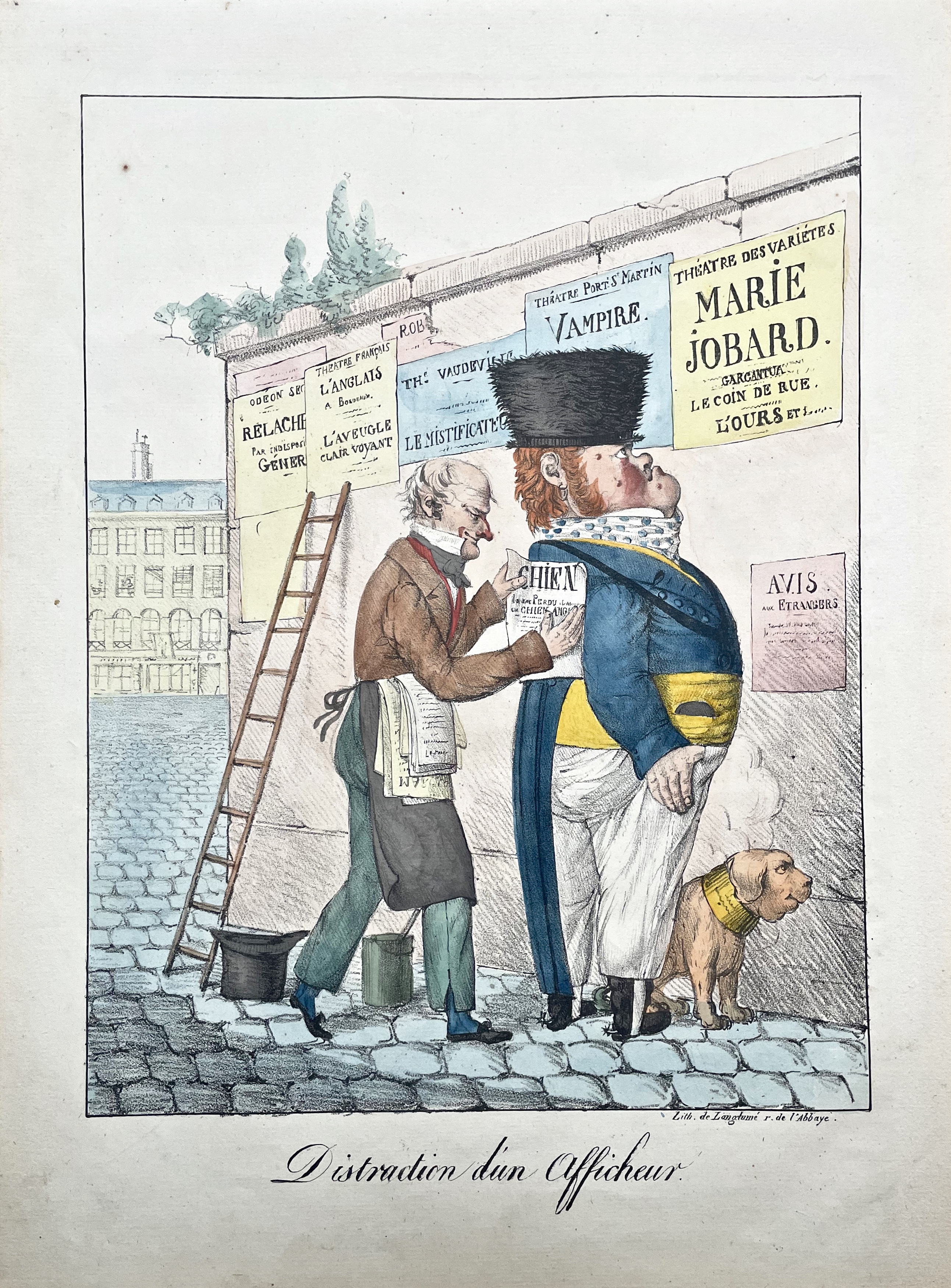 LANGLUMÉ Pierre, imprimeur-lithographe