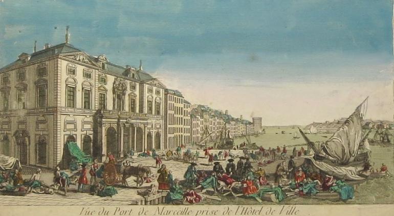 VUE D\'OPTIQUE XVIIIe SIECLE