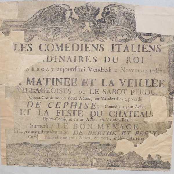 ADVERTIZING FOR THE OPERA COMIQUE