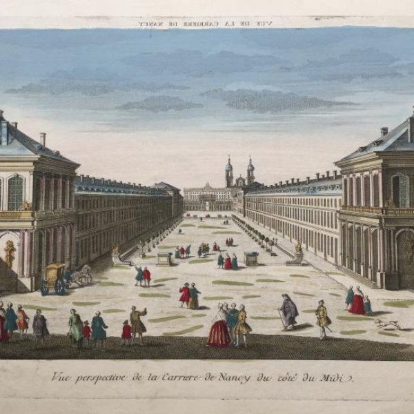 VUE D'OPTIQUE DU XVIIIE SIECLE