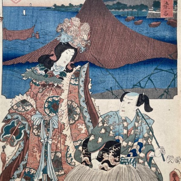 KUNISADA Utagawa, dit TOYOKUNI III et HIROSHIGE Ando