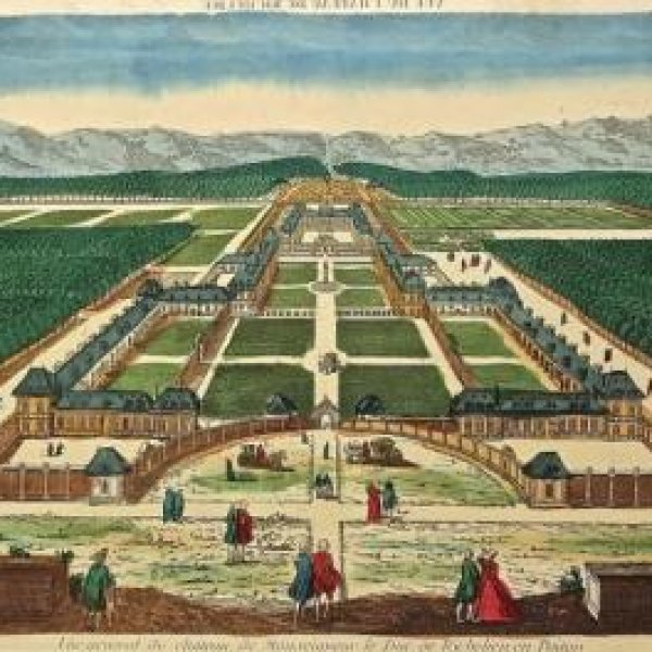 VUE D'OPTIQUE XIXe SIECLE