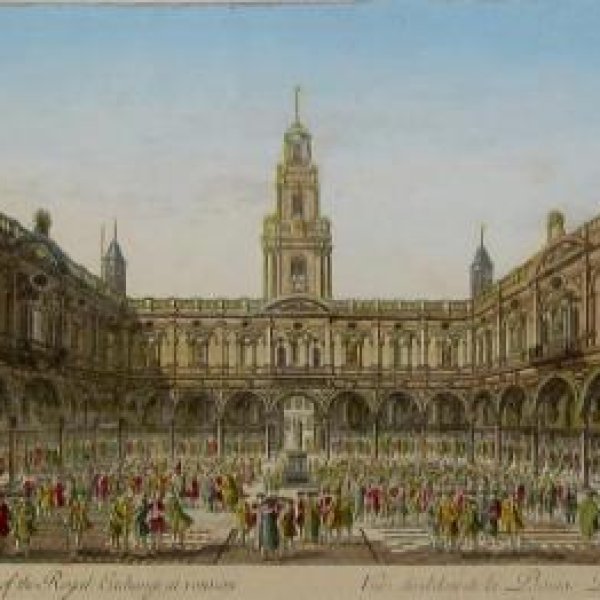 VUE D'OPTIQUE XVIIIe SIECLE